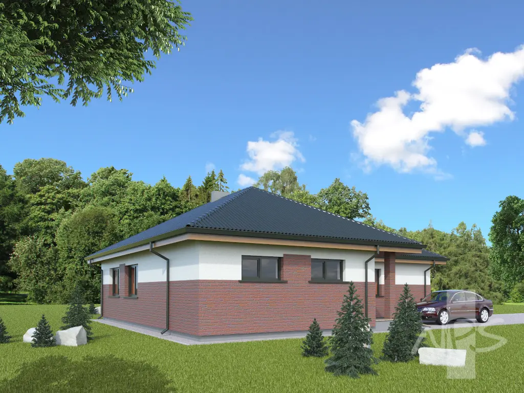 House Plan: 1177 ft², 1 Story, 3 Beds, 1 Baths, Carport