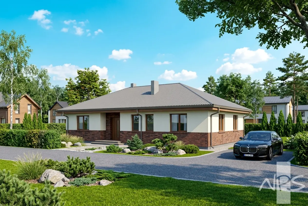 House Plan: 1355 ft², 1 Story, 3 Beds, 2 Baths, Open Floor Plan