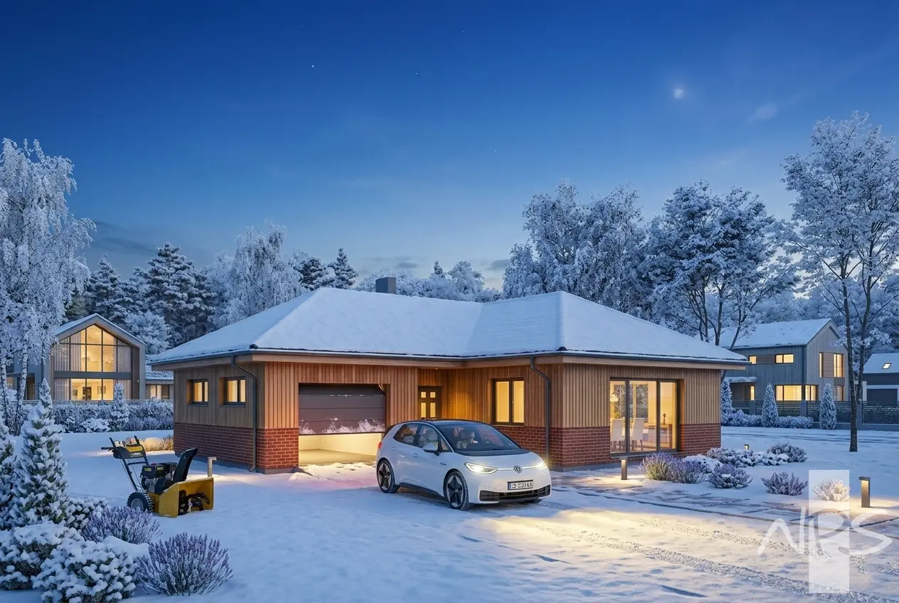 House Plan: 1153 ft², 1 Story, 3 Beds, 1 Baths, Open Floor Plan, 1-Car Garage