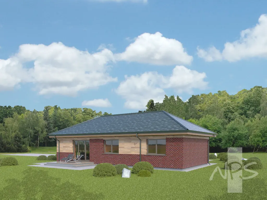 House Plan: 1153 ft², 1 Story, 3 Beds, 1 Baths, Open Floor Plan, 1-Car Garage