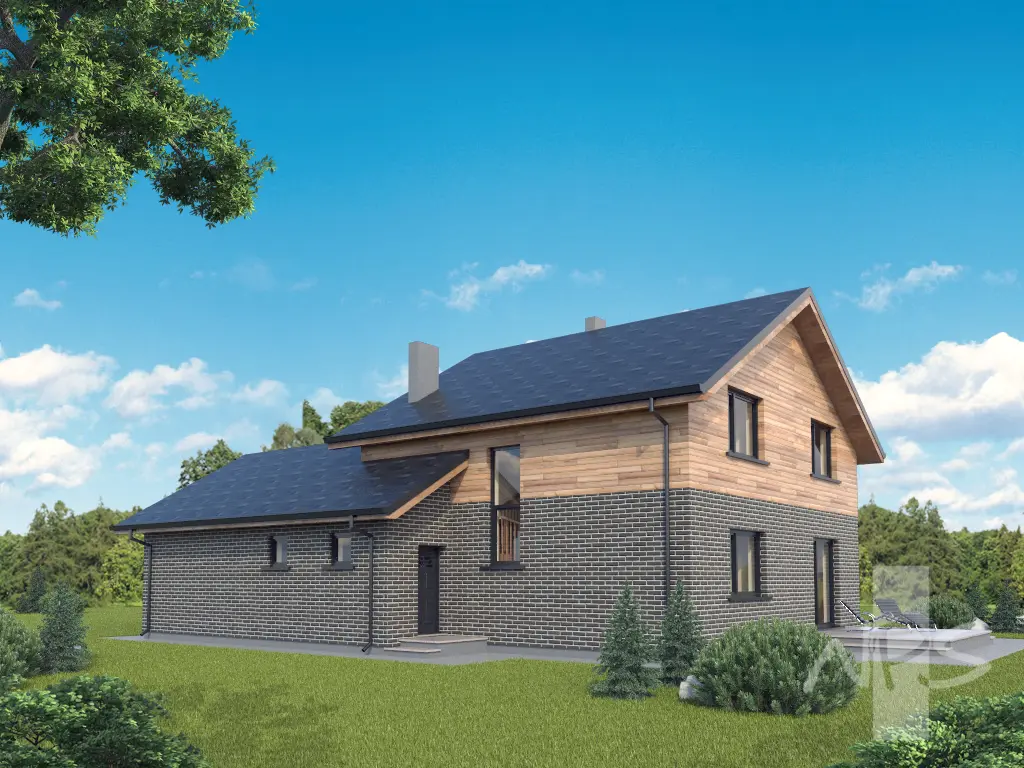 House Plan: 1837 ft², 1.5 Stories, 3 Beds, Home Office, 2 Baths, Open Floor Plan, 1-Car Garage