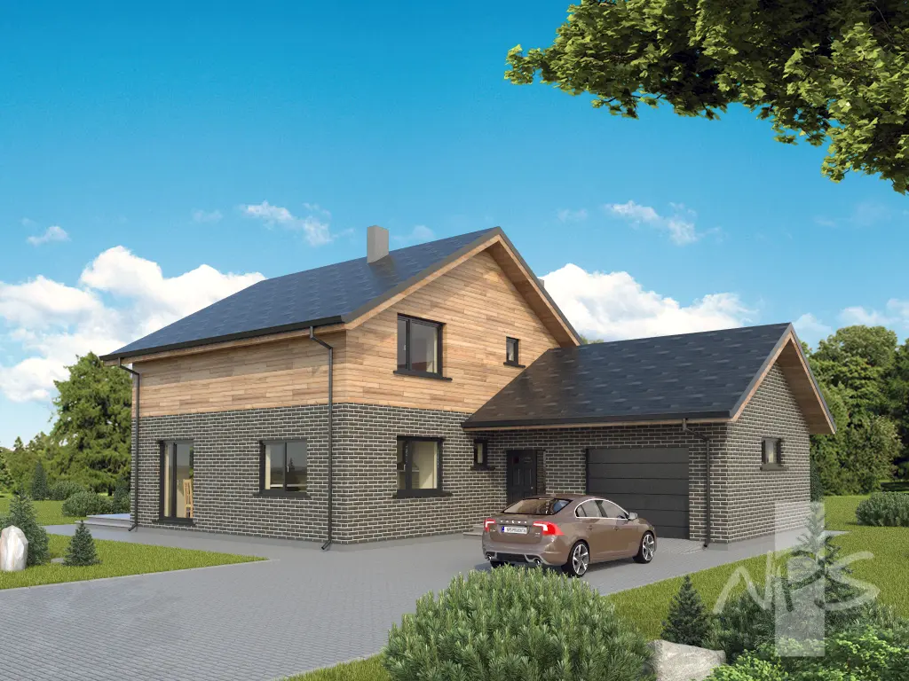 House Plan: 1837 ft², 1.5 Stories, 3 Beds, Home Office, 2 Baths, Open Floor Plan, 1-Car Garage