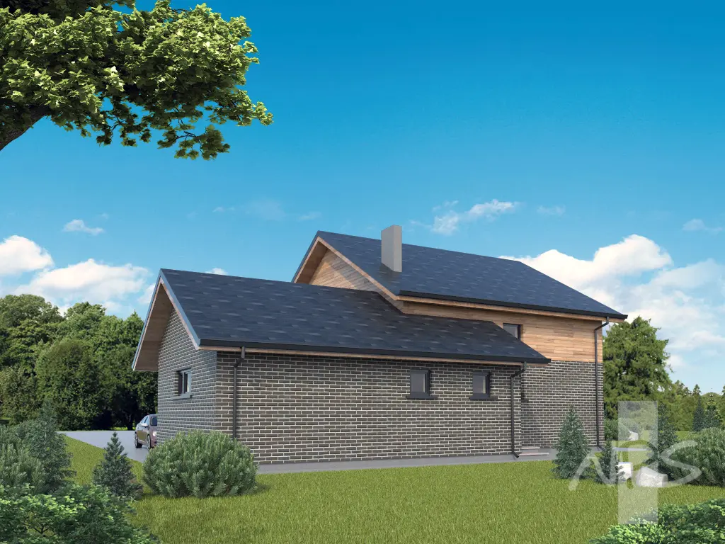 House Plan: 1837 ft², 1.5 Stories, 3 Beds, Home Office, 2 Baths, Open Floor Plan, 1-Car Garage