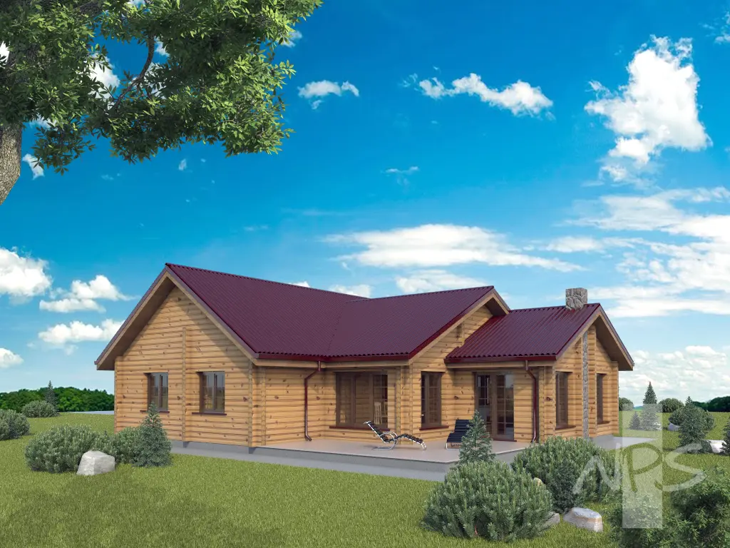 House Plan: 1515 ft², 1 Story, 4 Beds, Home Office, 2 Baths, 1-Car Garage