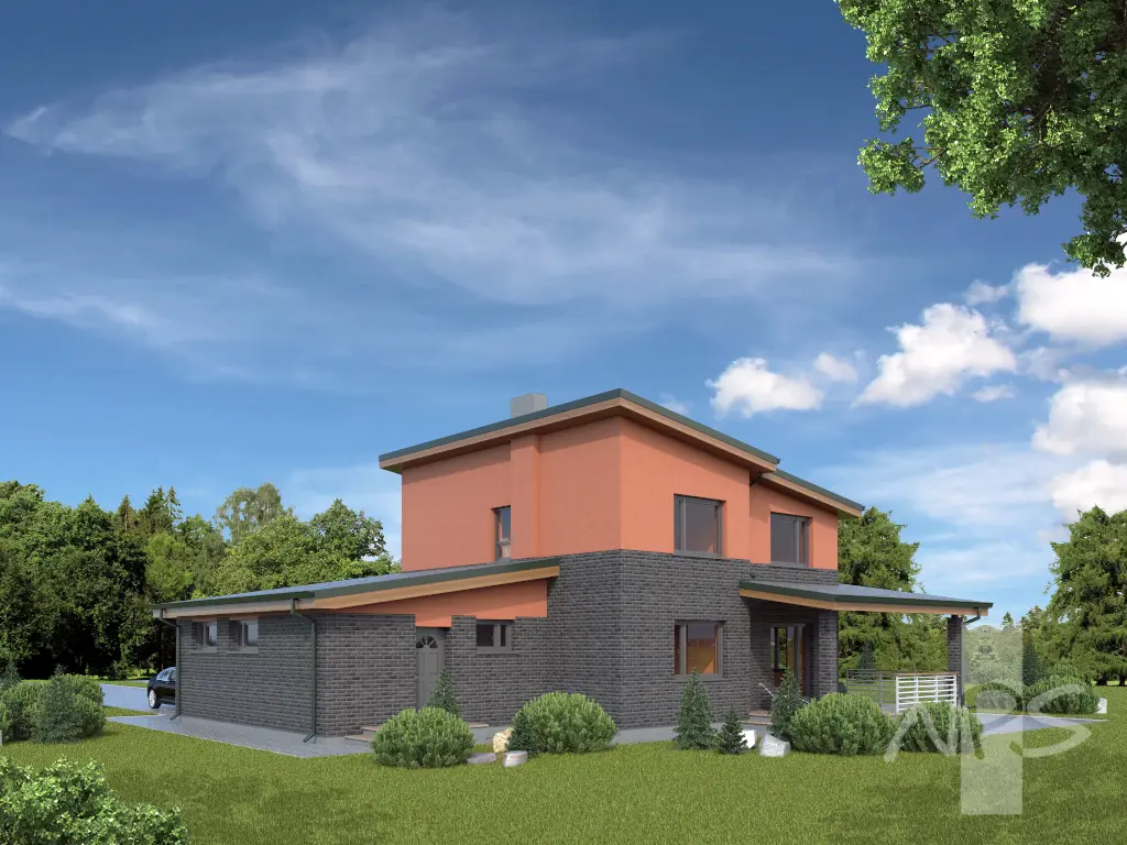 House Plan: 1669 ft², 2 Stories, 3 Beds, Home Office, 1.5 Baths, 2-Car Garage