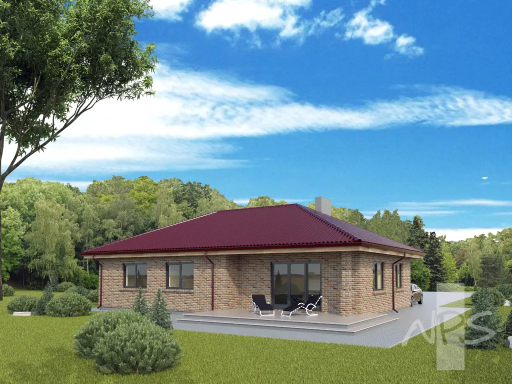 House Plan: 1169 ft², 1 Story, 3 Beds, 1 Baths, Open Floor Plan