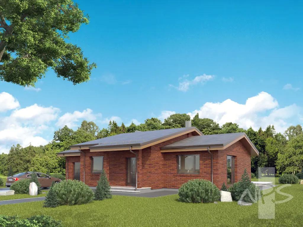 House Plan: 1272 ft², 1 Story, 3 Beds, 2 Baths, Open Floor Plan, 1-Car Garage