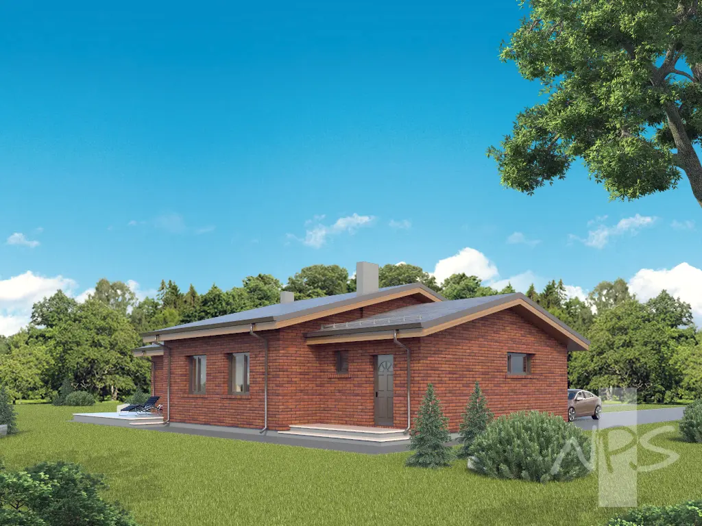 House Plan: 1272 ft², 1 Story, 3 Beds, 2 Baths, Open Floor Plan, 1-Car Garage