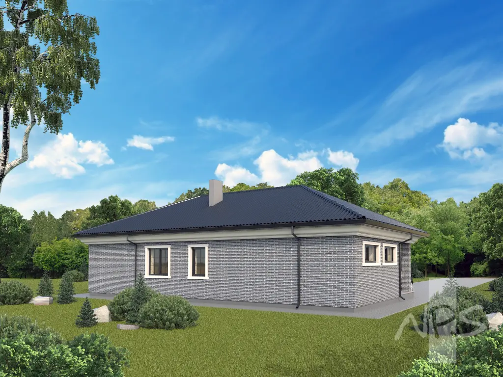 House Plan: 1520 ft², 1 Story, 3 Beds, 2 Baths, 2-Car Garage