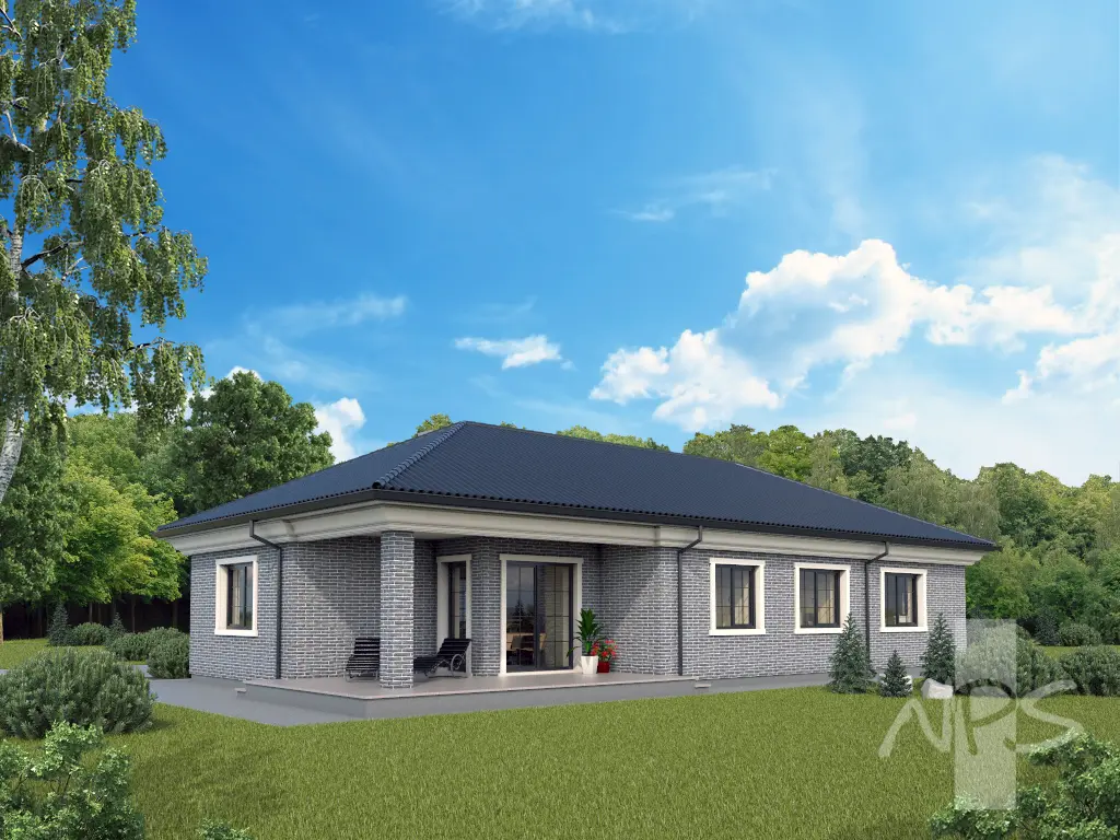 House Plan: 1520 ft², 1 Story, 3 Beds, 2 Baths, 2-Car Garage