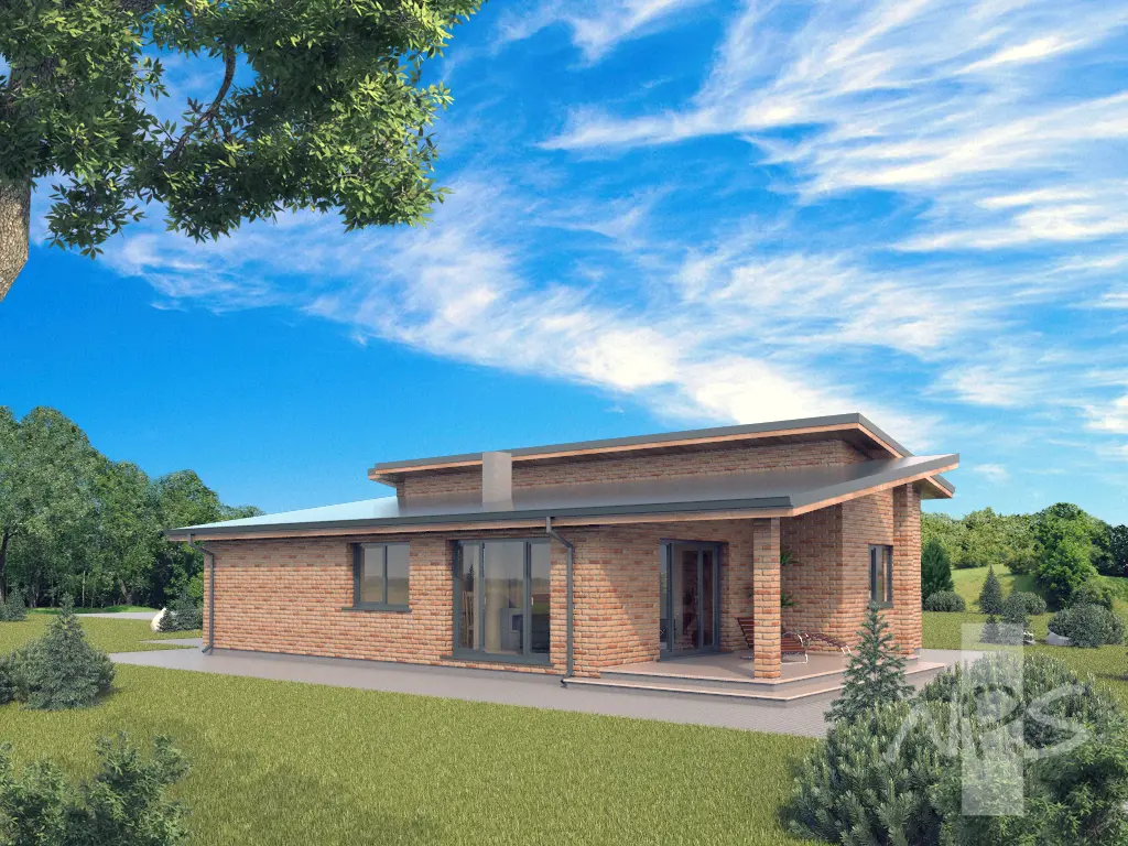 House Plan: 1237 ft², 1 Story, 3 Beds, 1 Baths, 1-Car Garage