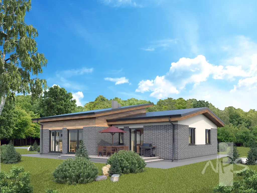 House Plan: 1475 ft², 1 Story, 3 Beds, 1.5 Baths, Open Floor Plan, 1-Car Garage