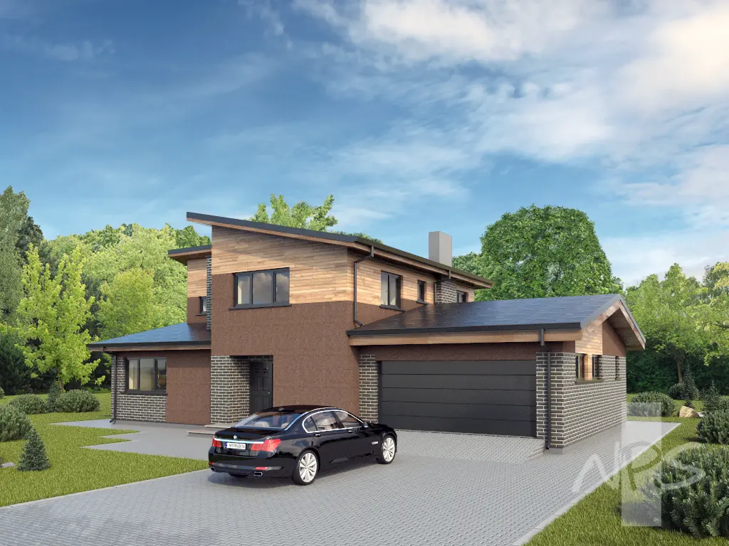 House Plan: 1965 ft², 2 Stories, 3 Beds, Home Office, 3 Baths, Open Floor Plan, 2-Car Garage