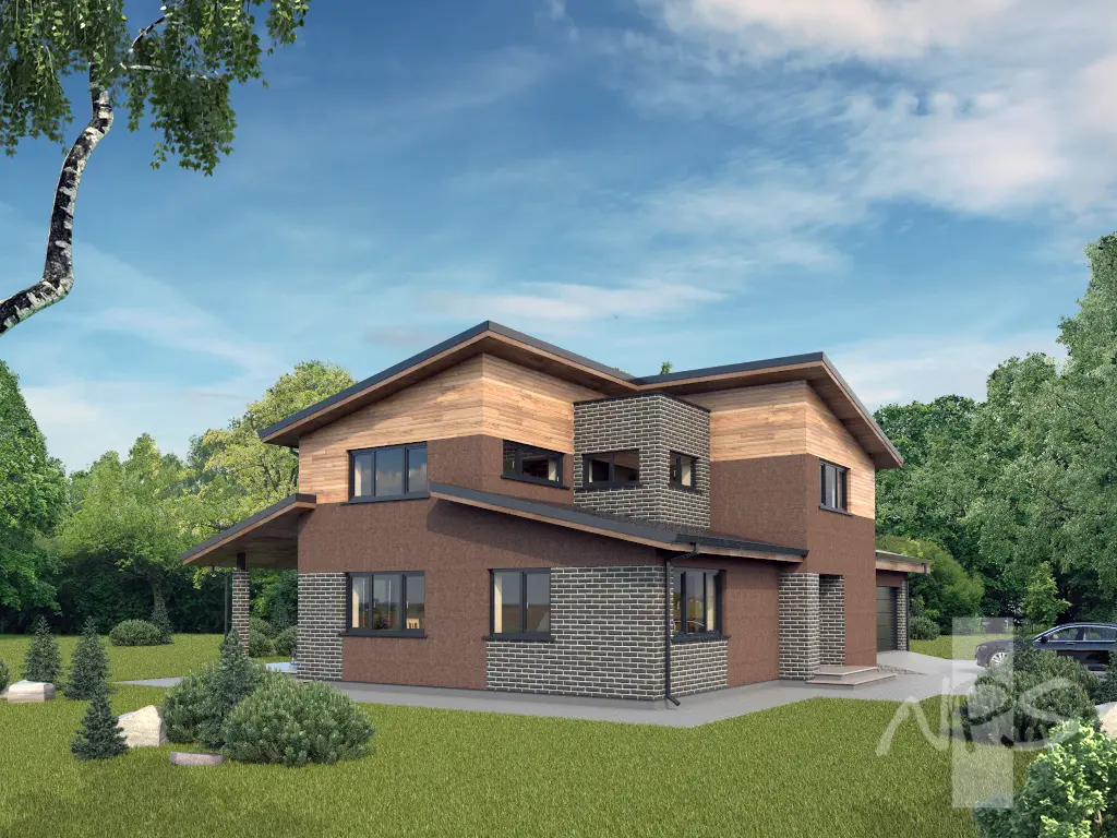 House Plan: 1965 ft², 2 Stories, 3 Beds, Home Office, 3 Baths, Open Floor Plan, 2-Car Garage