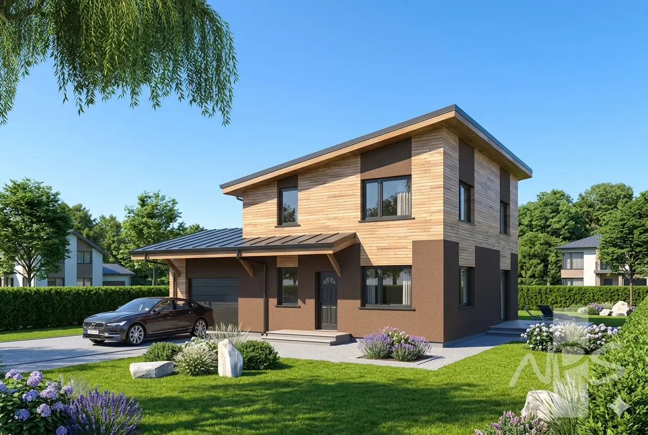 House Plan: 1512 ft², 2 Stories, 3 Beds, 1.5 Baths, 1-Car Garage
