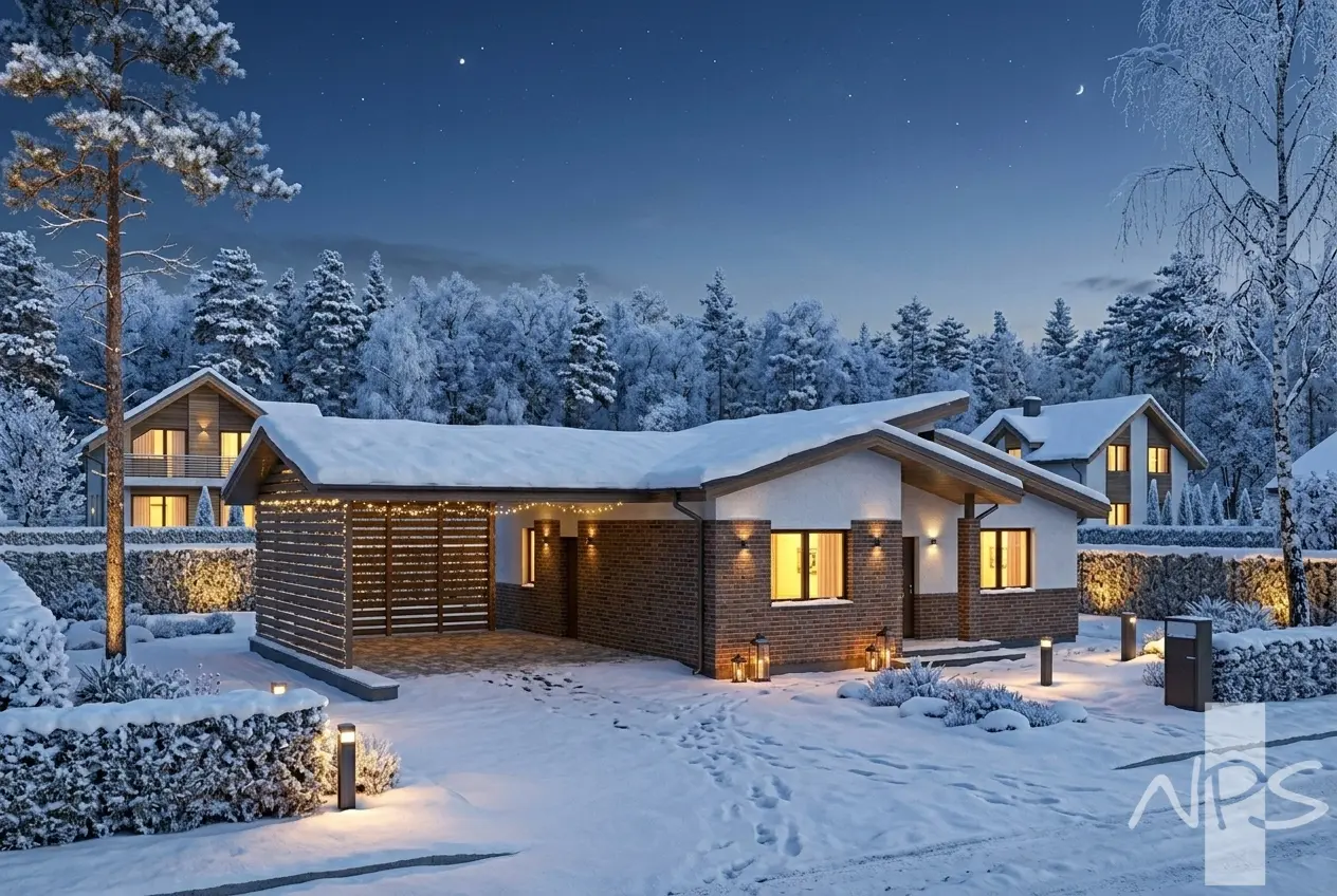 House Plan: 1207 ft², 1 Story, 3 Beds, 1 Baths, Carport