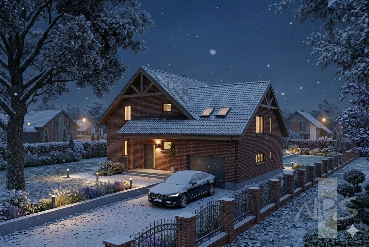 House Plan: 2197 ft², 1.5 Stories, 4 Beds, Home Office, 2.5 Baths, 1-Car Garage