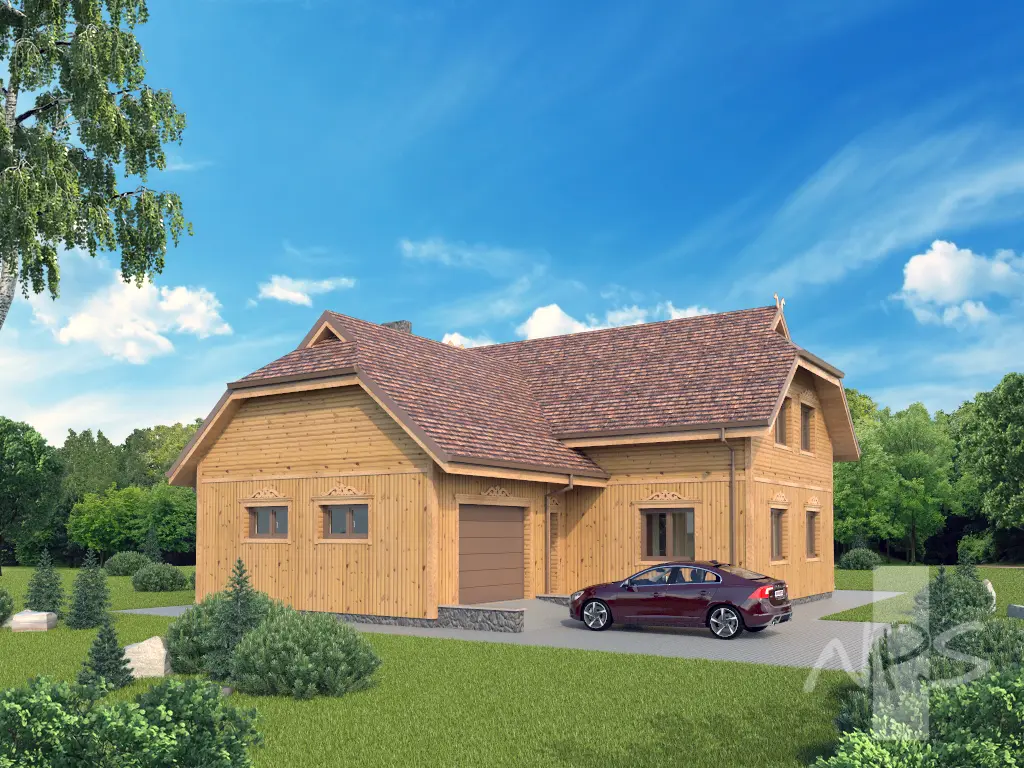 House Plan: 1949 ft², 1.5 Stories, 3 Beds, Home Office, 2 Baths, 1-Car Garage