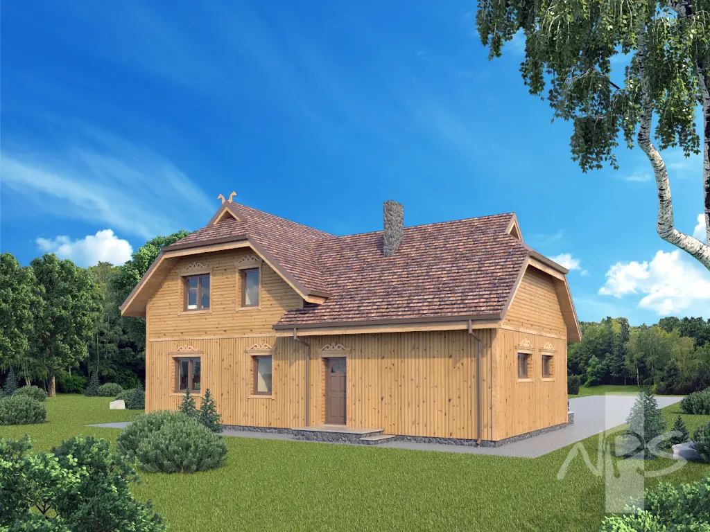 House Plan: 1949 ft², 1.5 Stories, 3 Beds, Home Office, 2 Baths, 1-Car Garage