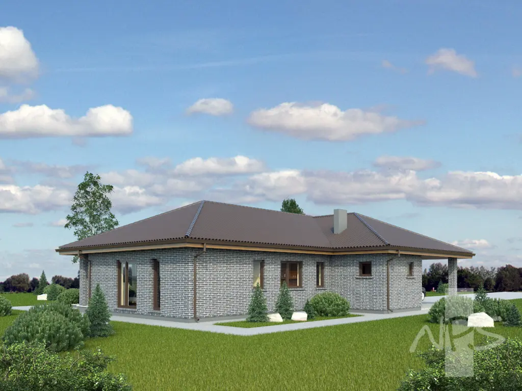 House Plan: 1707 ft², 1 Story, 3 Beds, Home Office, 2 Baths, Open Floor Plan, Carport
