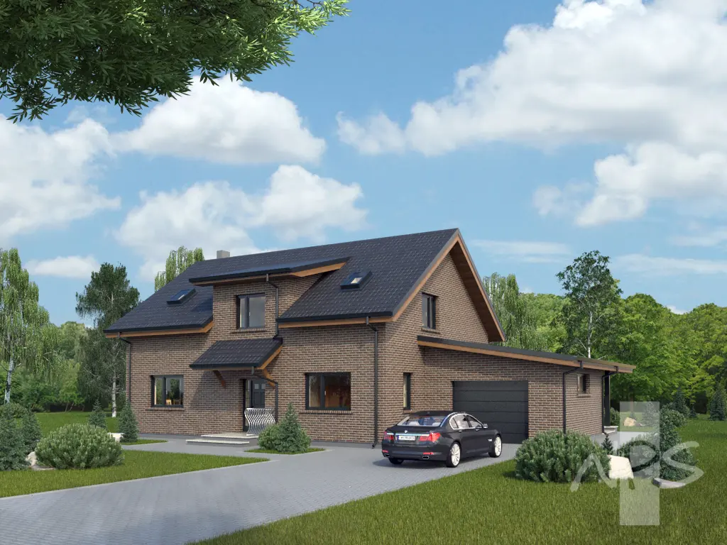 House Plan: 2032 ft², 1.5 Stories, 3 Beds, Home Office, 2.5 Baths, 1-Car Garage