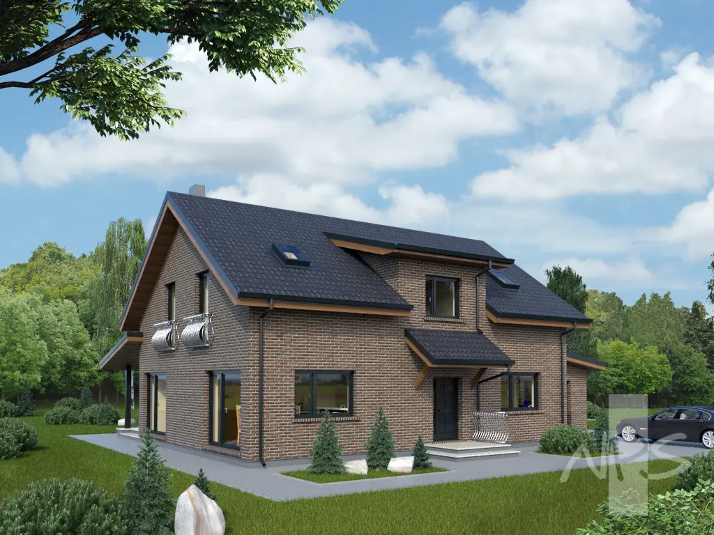House Plan: 2032 ft², 1.5 Stories, 3 Beds, Home Office, 2.5 Baths, 1-Car Garage