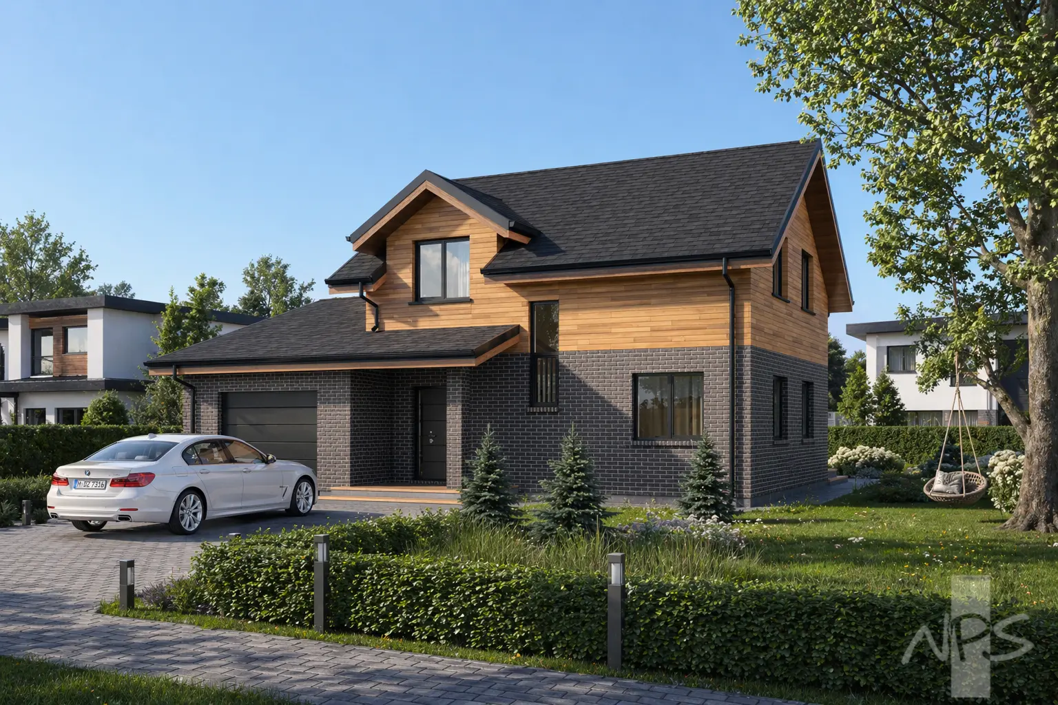 House Plan: 1488 ft², 1.5 Stories, 3 Beds, Home Office, 1.5 Baths, Open Floor Plan, 1-Car Garage