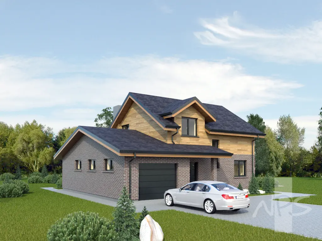 House Plan: 1488 ft², 1.5 Stories, 3 Beds, Home Office, 1.5 Baths, Open Floor Plan, 1-Car Garage