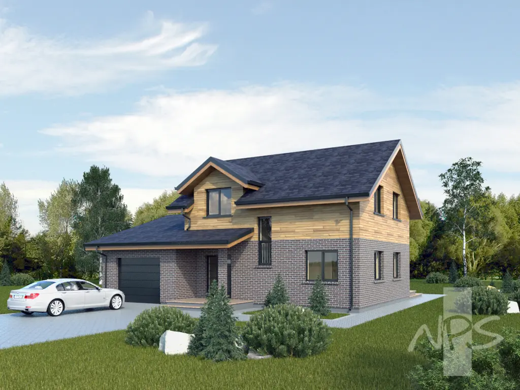 House Plan: 1488 ft², 1.5 Stories, 3 Beds, Home Office, 1.5 Baths, Open Floor Plan, 1-Car Garage
