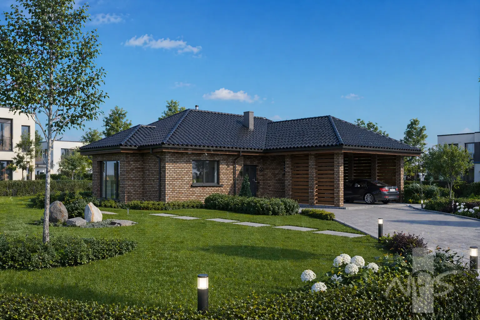 House Plan: 1426 ft², 1 Story, 3 Beds, 1 Baths, Open Floor Plan, Carport