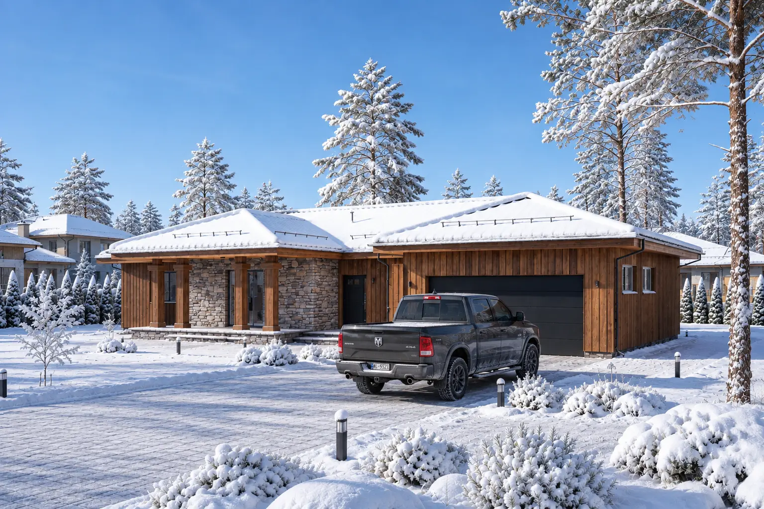 House Plan: 1976 ft², 1 Story, 3 Beds, Home Office, 2 Baths, Open Floor Plan, 2-Car Garage