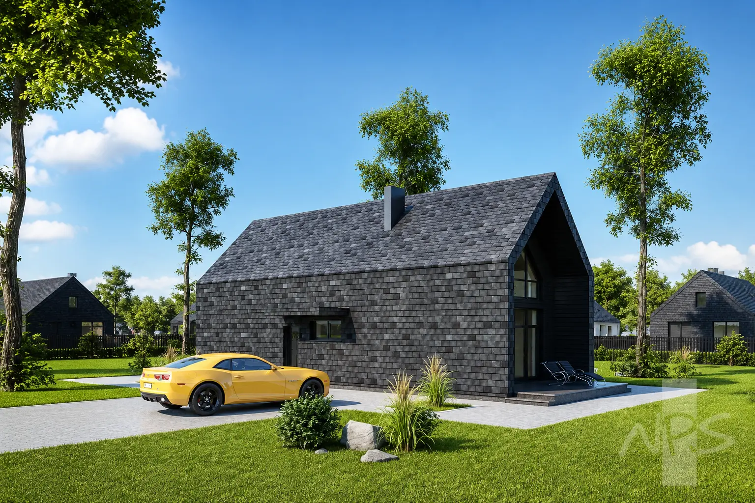 House Plan: 1376 ft², 1.5 Stories, 2 Beds, 2 Baths