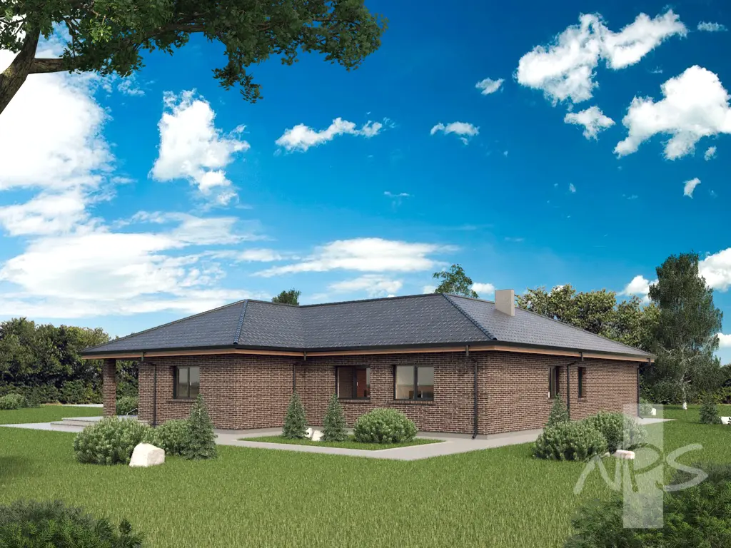 House Plan: 1831 ft², 1 Story, 3 Beds, Home Office, 2 Baths, 2-Car Garage