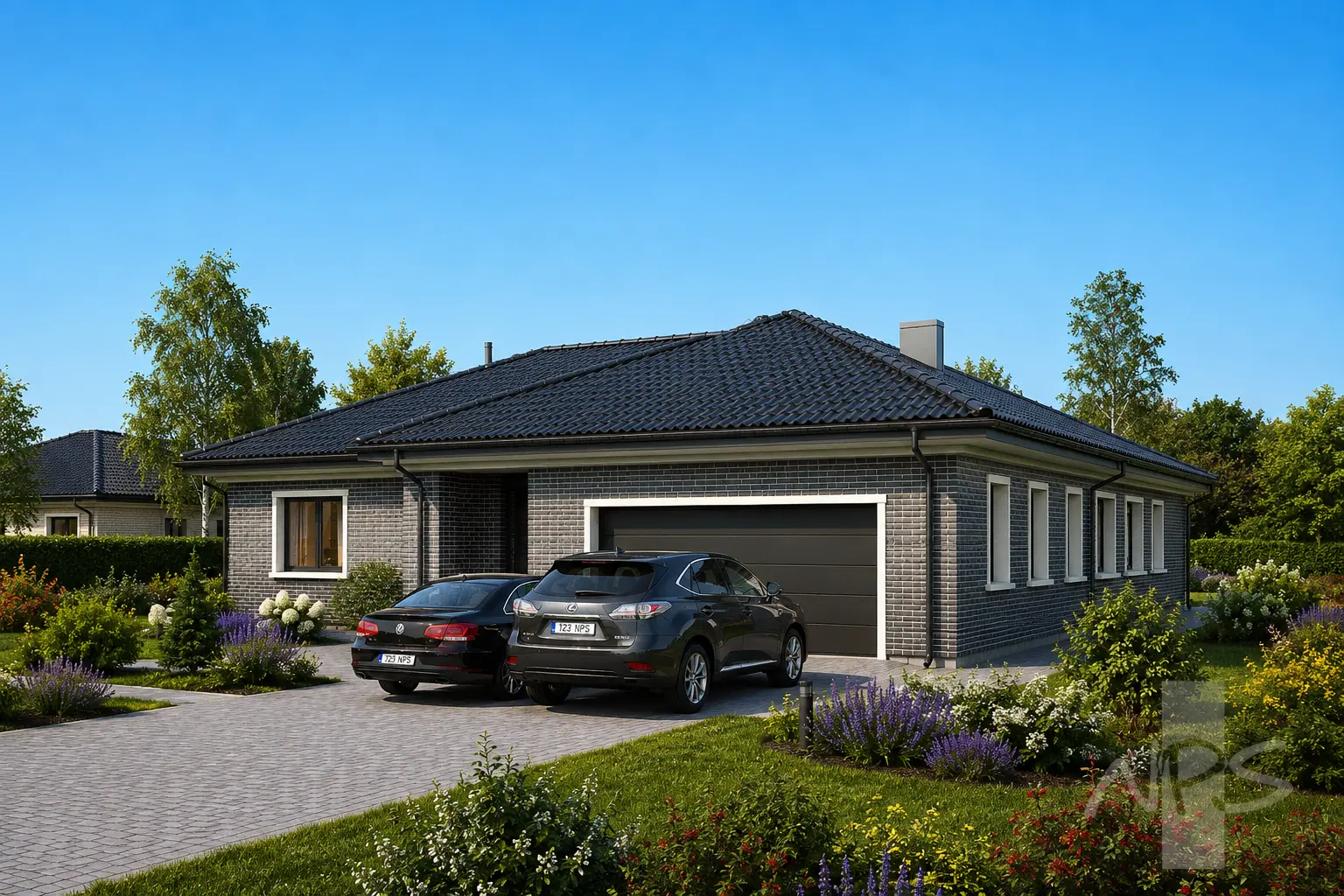 House Plan: 1971 ft², 1 Story, 3 Beds, 3 Baths, 2-Car Garage
