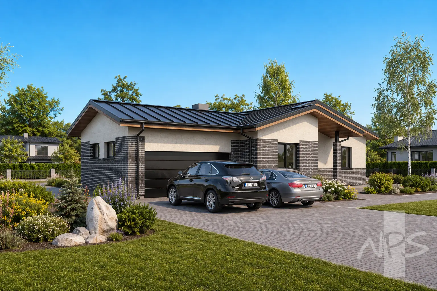 House Plan: 1638 ft², 1 Story, 4 Beds, 2 Baths, 2-Car Garage