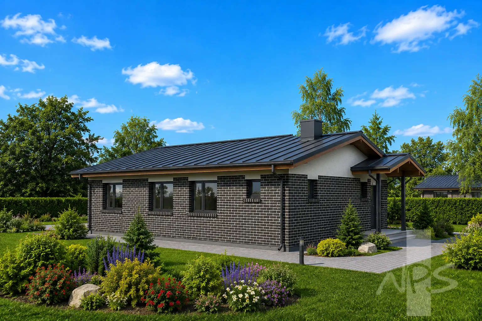 House Plan: 1248 ft², 1 Story, 3 Beds, 2 Baths