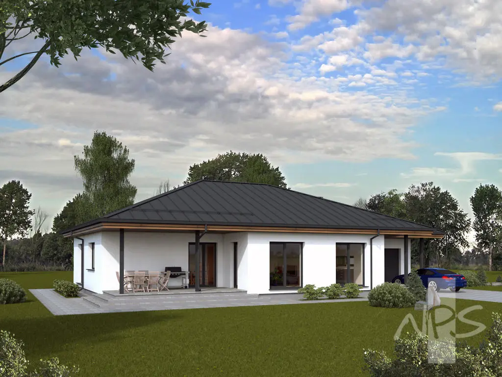 House Plan: 1512 ft², 1 Story, 3 Beds, 1.5 Baths, 1-Car Garage