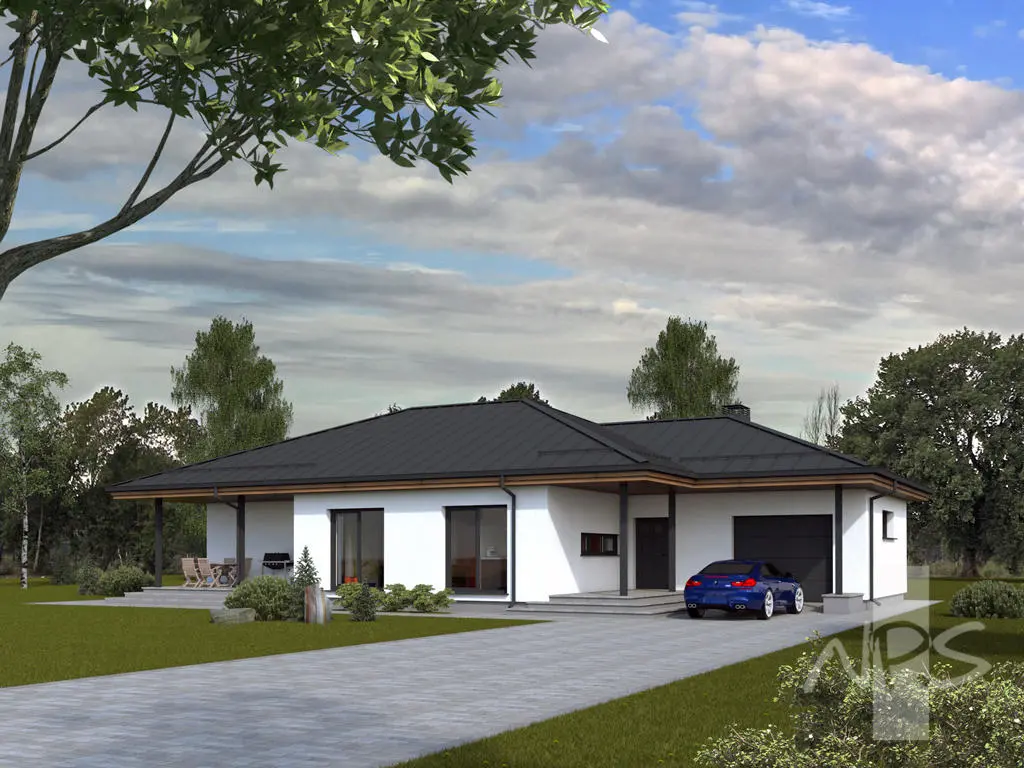 House Plan: 1512 ft², 1 Story, 3 Beds, 1.5 Baths, 1-Car Garage