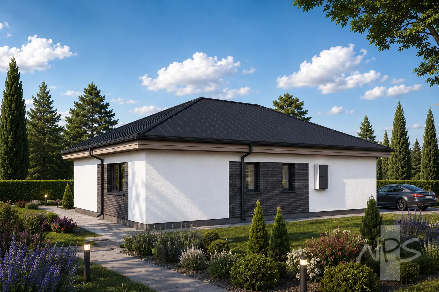 House Plan: 1492 ft², 1 Story, 3 Beds, 1.5 Baths, 1-Car Garage