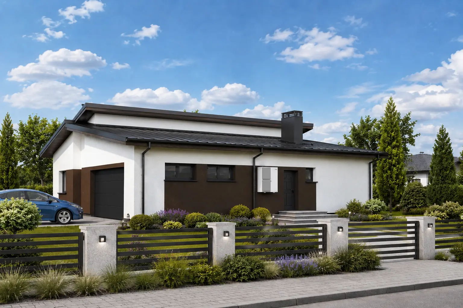 House Plan: 1317 ft², 1 Story, 3 Beds, 2 Baths, 2-Car Garage