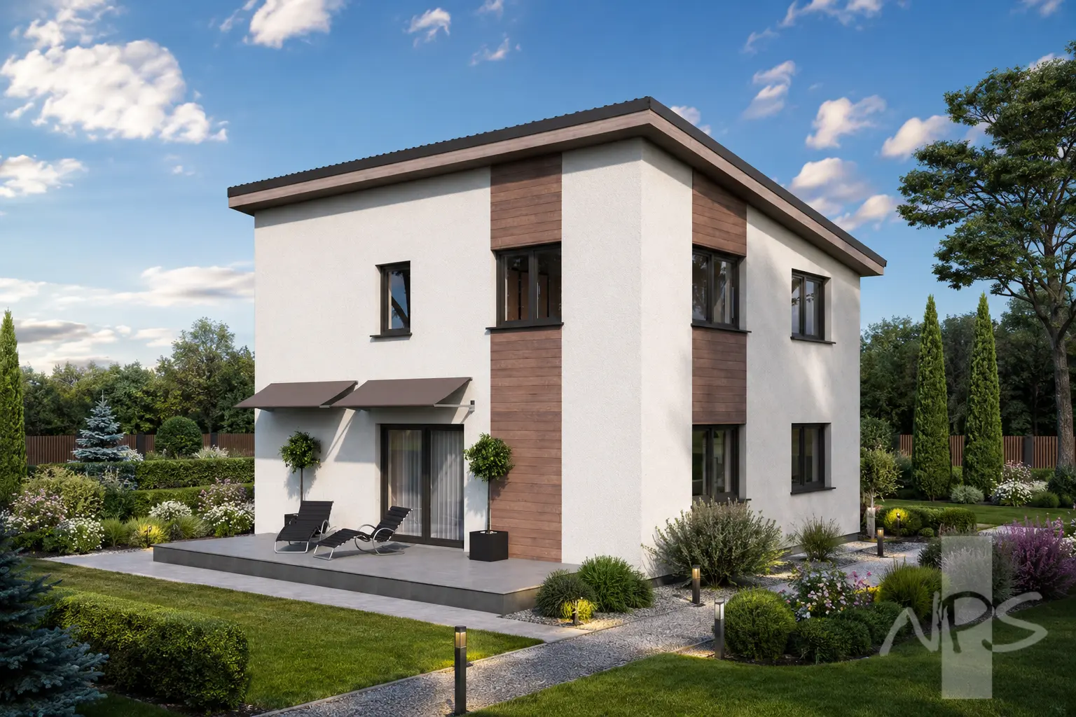 House Plan: 1347 ft², 2 Stories, 3 Beds, 1.5 Baths, 1-Car Garage