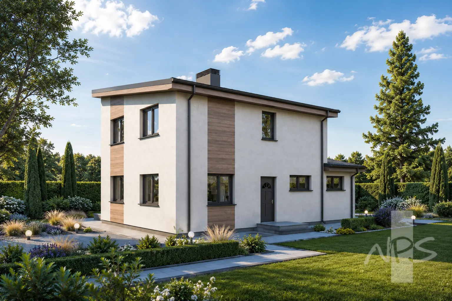 House Plan: 1347 ft², 2 Stories, 3 Beds, 1.5 Baths, 1-Car Garage