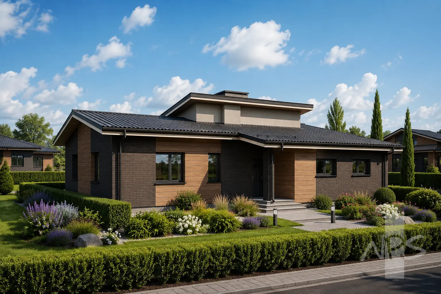 House Plan: 1345 ft², 1 Story, 3 Beds, 1 Baths, Open Floor Plan, 2-Car Garage