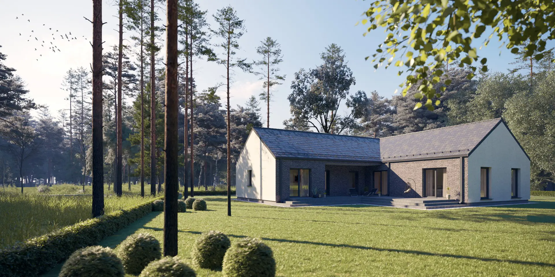 House Plan: 1547 ft², 1 Story, 3 Beds, 1 Baths, Open Floor Plan, 1-Car Garage