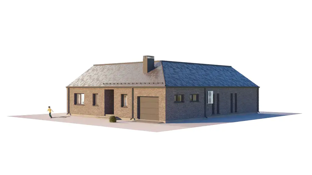 House Plan: 1547 ft², 1 Story, 3 Beds, 1 Baths, Open Floor Plan, 1-Car Garage