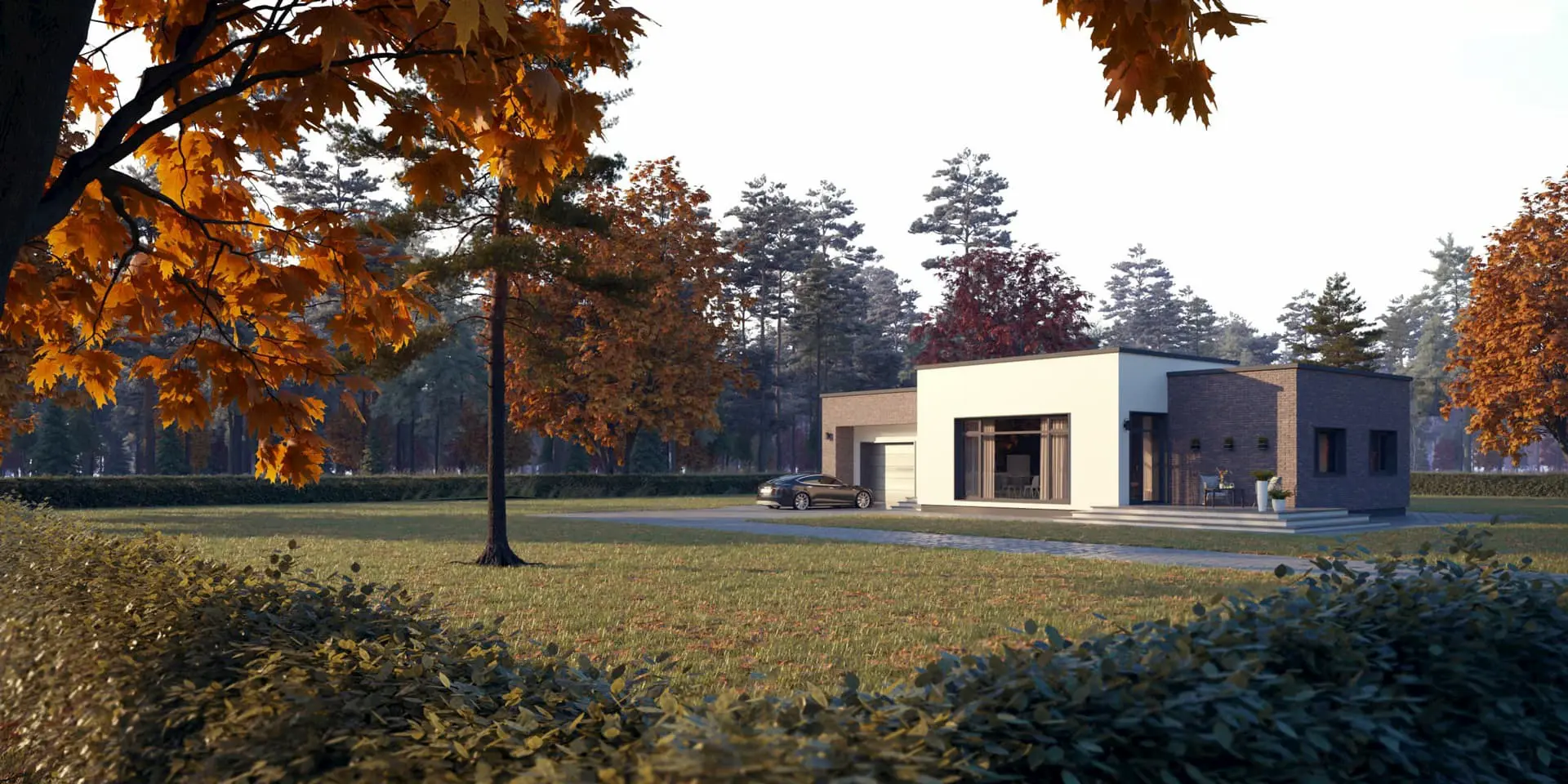 House Plan: 1169 ft², 1 Story, 3 Beds, 1 Baths, Open Floor Plan, 1-Car Garage