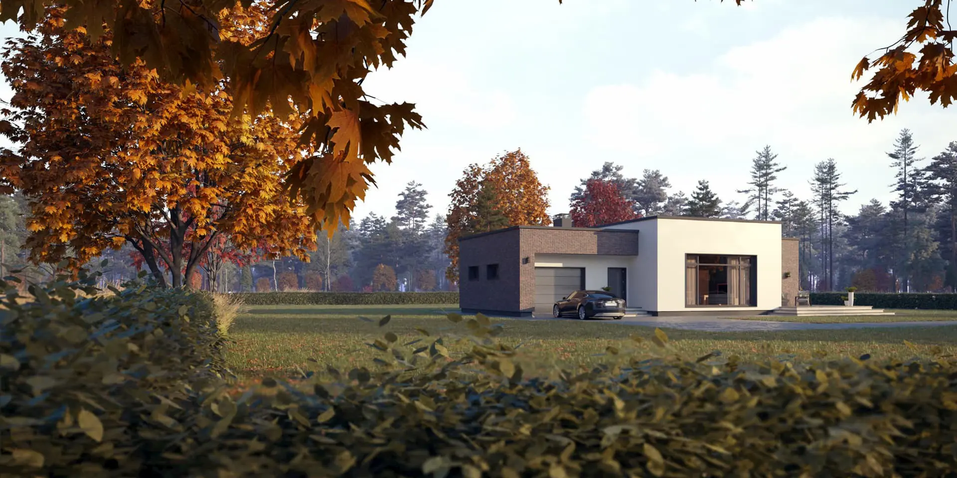 House Plan: 1169 ft², 1 Story, 3 Beds, 1 Baths, Open Floor Plan, 1-Car Garage