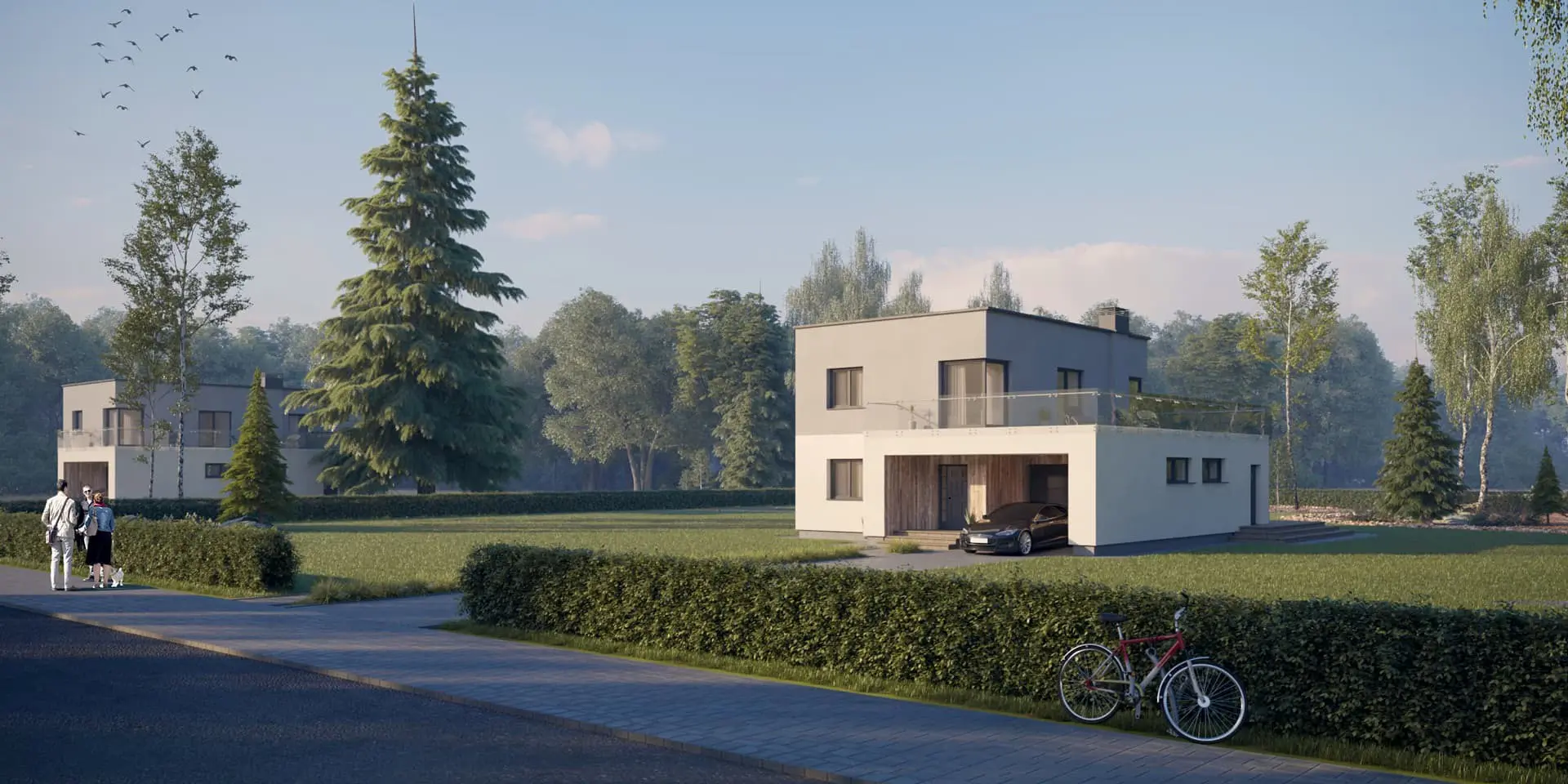 House Plan: 1530 ft², 2 Stories, 3 Beds, Home Office, 1.5 Baths, Open Floor Plan, 1-Car Garage