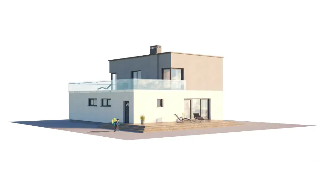 House Plan: 1530 ft², 2 Stories, 3 Beds, Home Office, 1.5 Baths, Open Floor Plan, 1-Car Garage