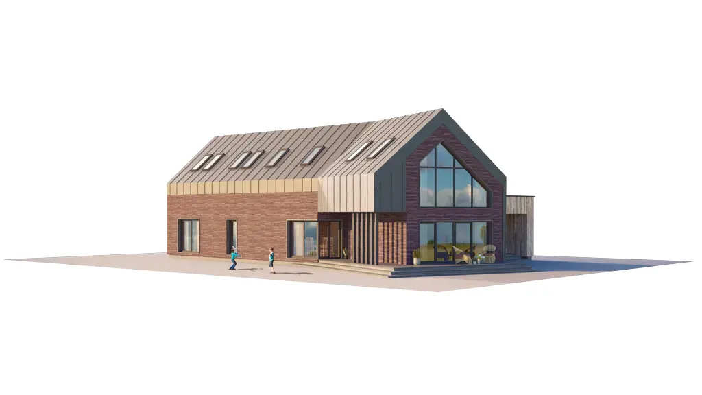 House Plan: 2875 ft², 1.5 Stories, 3 Beds, 3 Baths, Open Floor Plan, 2-Car Garage